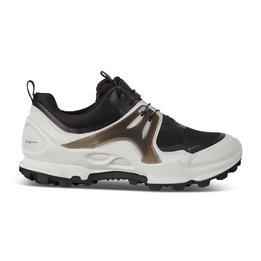 Tenis De Montaña Mujer - ECCO Biom C-Trail Bajos Gtx - Blancos/Negros - FDG976340